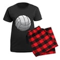 thumbnail image 5 of CafePress - Volleyball Gifts Pajamas - Women's Short Sleeve Print T-Shirt and Pants Dark Cotton Pajama Set, 5 of 7
