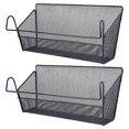thumbnail image 3 of 2 Pcs Decorative Storage Basket Bunk Bed Organizer Remote Caddy Bunk Bed Accessories Bedside Storage Basket Mesh Organizer Caddy, 3 of 4