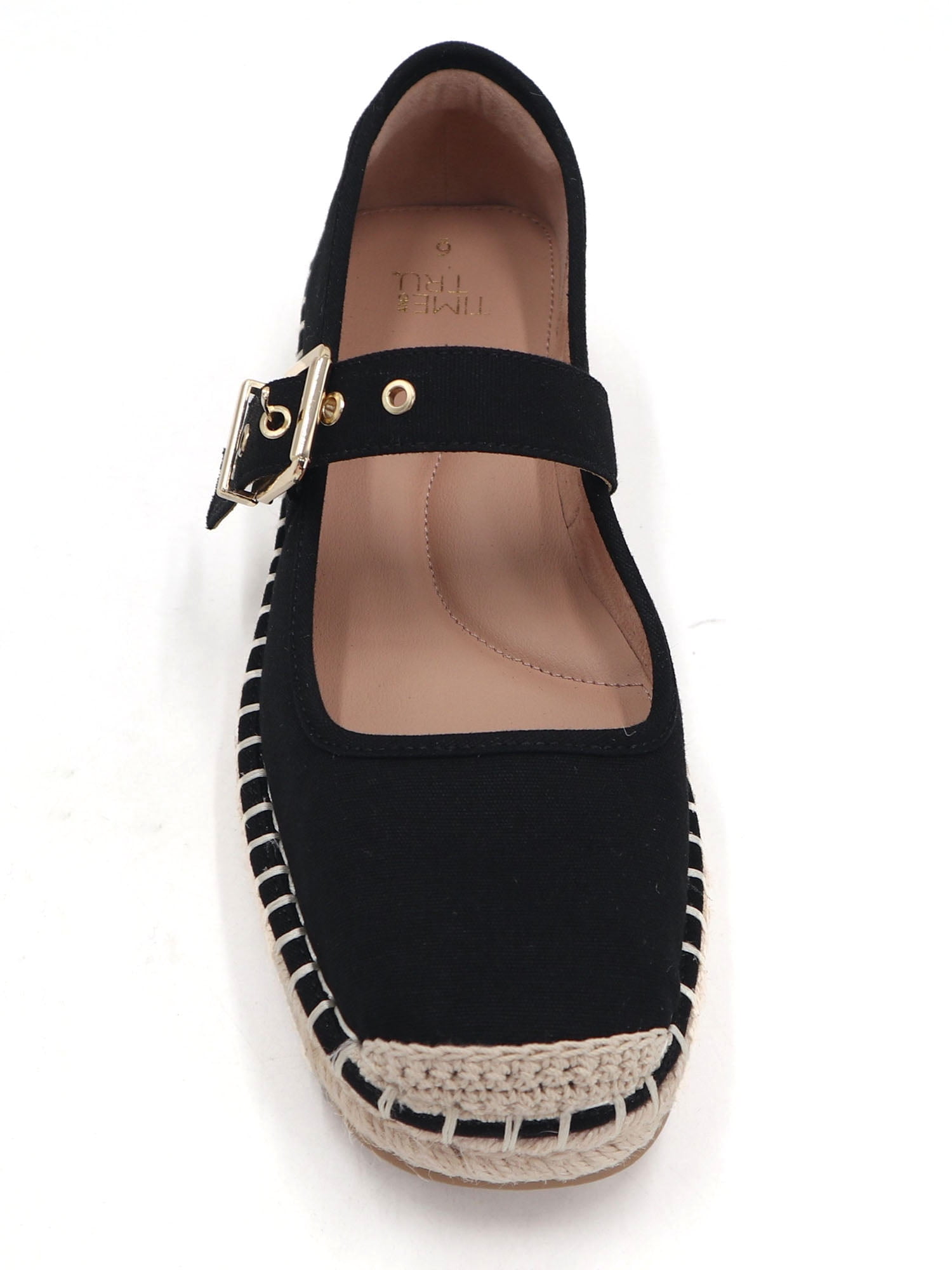 Time and Tru Women’s Mary Jane Espadrille Flats