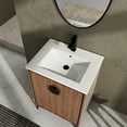 thumbnail image 2 of 24'' Bathroom Vanity With Drop-in Sink, Modern Storage Cabinet. Engineered Wood, Resistance, Smooth Surface. Easy To Clean. Brown, American Design Storage. Wood Material, Proof, Ample Maintain., 2 of 7