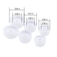 thumbnail image 1 of Tips de Gel Suave Tapones para Oídos Tapones para Oídos Más en Auriculares para Oídos, 3 S / M / L 10 / 12 / 14Mm Negro Y Blanco Tapones para Oídos, 1 of 5