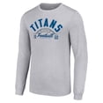thumbnail image 2 of Men's Starter  Heather Gray Tennessee Titans Half Ball Team Long Sleeve T-Shirt, 2 of 3