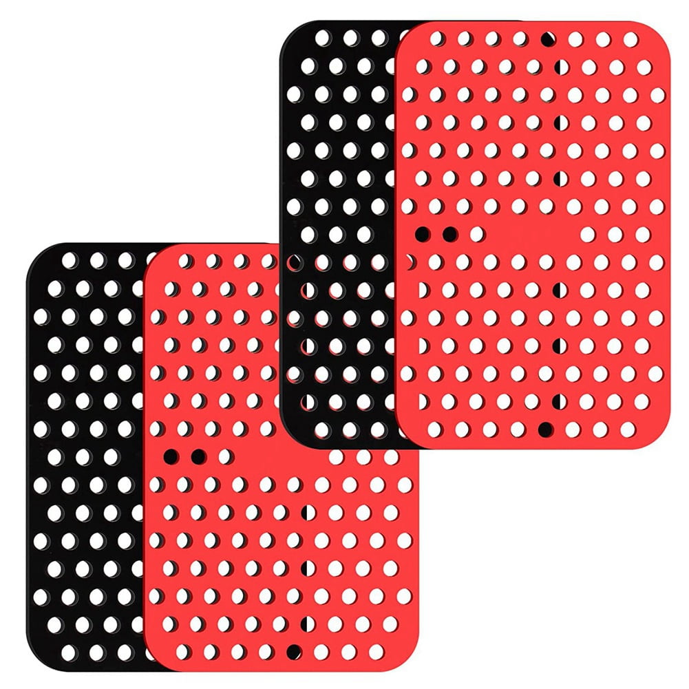 4 Pack Air Fryer Reusable Liners Accessories for Ninja Foodi Dual DZ201