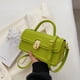 thumbnail image 5 of Bolso de mano para mujer, de PU, tipo bandolera, estilo retro, color verde, 5 of 5