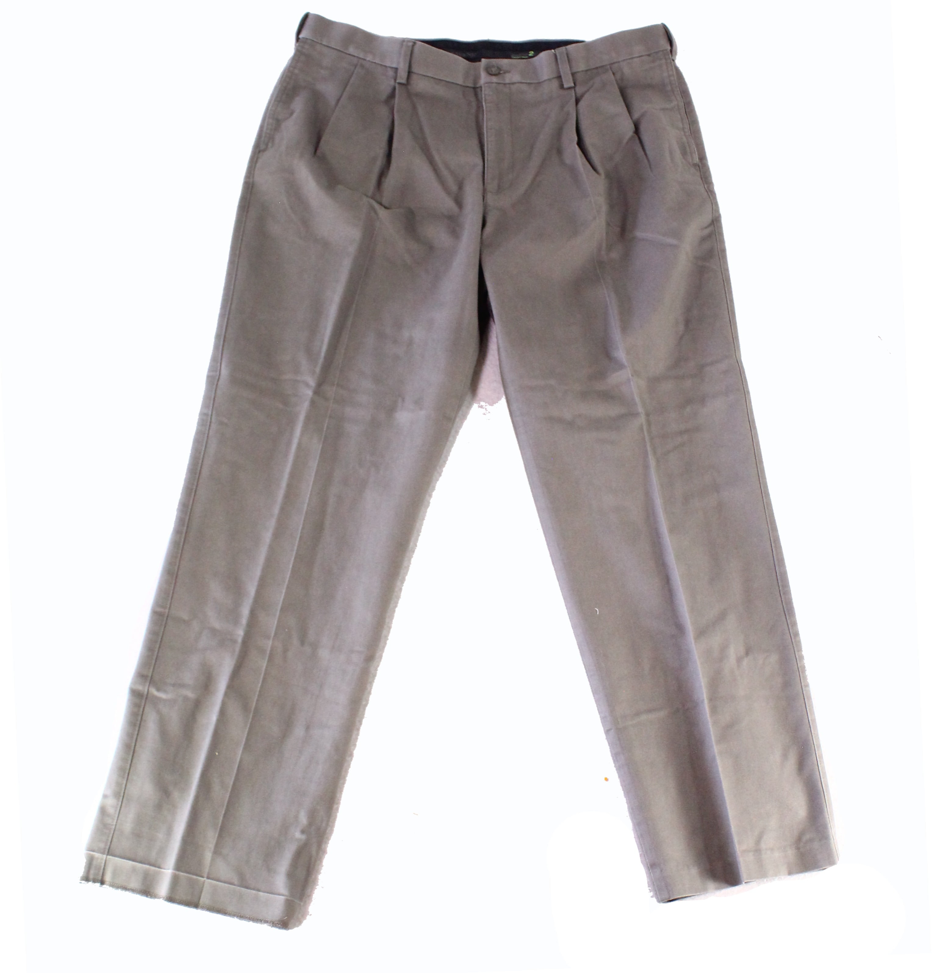 Savane - Savane NEW Gray Mens Size 38x32 Comfort Waist Khakis Pleat ...