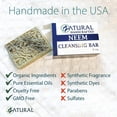 thumbnail image 5 of Zatural Neem Cleansing Bar 4oz -Ultra-Sensitive Skin-Soothing Therapy-Relieves Skin Irritation, Itching, Flaking, Dryness. (1 Bar), 5 of 6