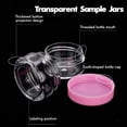 thumbnail image 2 of 3 Gram Sample Containers with Lids, 100 Count Tiny Sample Jars, Empty Lip Balm Containers, Mini Cosmetic Containers with Lids, Makeup Travel Containers with Labels, Mini Disposable Spatulas, 2 of 7