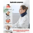 thumbnail image 2 of Neck Brace for Sleeping - Cervical Collar Relief Neck Pain and Neck Support Soft Foam Wraps Keep Vertebrae Stable for Relief of Cervical Spine Pressure for Women & Men Blue(12.6-15.8 inch), 2 of 8