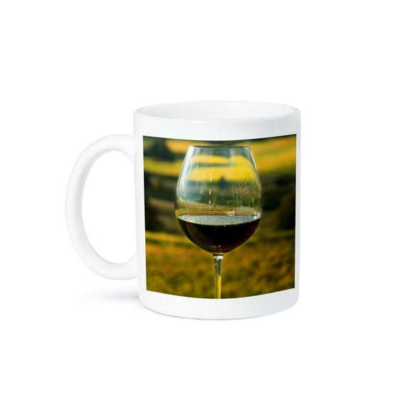 3dRose, Wine glass, Willamette Valley Vineyards, Oregon - US38 JMI0817 - Janis Miglavs, 15oz Mug