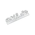 thumbnail image 2 of Cute Cartoon Rabbit Metal Cutting Dies Stencil Scrapbooking Diy Album Stamp Paper Card Embossing Decor Craft, 2 of 5