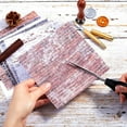 thumbnail image 3 of 24 Sheets 12 Styles Brick Scrapbook Paper Pad 6x6 inch Single-Sided Wall Brick Dot Decorative Decoupage Cardstock Paper Background for Journaling Planners Card Making Album Textures, 3 of 9