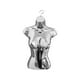 thumbnail image 5 of Torso de maniquí femenino, maniquí de cuerpo de moda para tienda de modista. Plata, 5 of 9