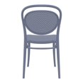 thumbnail image 5 of Compamia ISP257-DGR 17.3 in. Chaise d'Extérieur en Résine Marcel&44; Gris Foncé, 5 of 5