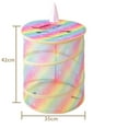 thumbnail image 3 of Unicorn Laundry Basket Hamper Large Sized Round Storage Basket Waterproof Bin Collapsible Laundry Basket for Girls Room Organizer, Bedroom Nursery Playroom Clothes, 3 of 5