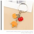thumbnail image 3 of AURARMLET 40Ud Charms De Calabaza Y Hoja De Arce En Metal Con Delicado Para Joyería, 3 of 7
