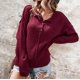 thumbnail image 5 of Suéter de moda para mujer Soild Trun-Down Collar Blusa de manga larga para mujer Fridja fhghd678, 5 of 9