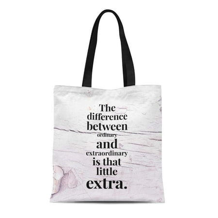 KDAGR Canvas Tote Bag Women Inspirational and Motivational Best Famous Strong Success Reusable Shoulder Grocery Shopping Bags
