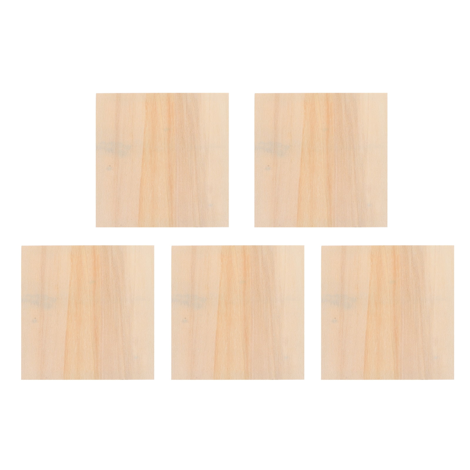 Arborister 5Pcs Unfinished Wood Canvas Panels for Painting DIY Crafts
