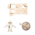 thumbnail image 1 of 3 Uds Tablero Ocupado Piezas De Bricolaje Forma Y Engranaje De Con Juguetes De Temporizador Hugo tablero ocupado, 1 of 7