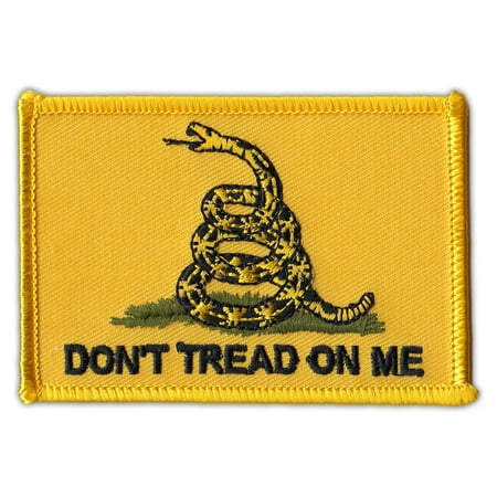 Motorcycle Jacket Patch - 2nd Amendment, Bear Arms, Gadsden Flag - 3.25