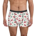 thumbnail image 1 of Balery Vintage Christmas Reindeer Calzoncillos bóxer para hombre, ropa interior de algodón suave y transpirable con cinturilla de nailon-Large, 1 of 5