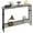 Gray, variant on WhizMax Narrow Console Table, 39.4 Inch Sofa Table with Adjustable Shelf, 2-Tier Long Skinny Table for Hallway, Entryway, Living Room, Foyer, Grey