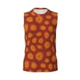 thumbnail image 6 of Lsque Turtle Shell Print Men's Cotton Blend Sleeveless Muscle Shirts (S-3XL)- Moisture Wicking, Odor Protection, UPF 30+,XX-Large, 6 of 8