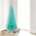 thumbnail image 2 of Vickerman 6.5' Aqua Fir Artificial Christmas Tree with 400 Aqua Lights, 2 of 3