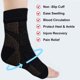 thumbnail image 3 of Calcetines ortopédicos de soporte para pies y tobillos, para fascitis plantar, con agarre, para fútbol y fitness (1 par), 3 of 4