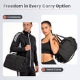 thumbnail image 4 of Pakyozj Small Gym Bag 14 Inch Duffel Bag for Women & Men,Waterproof Travel Sports Bags,Mini Gym Duffel with Bottle Holder,Foldable Lightweight Carry On Duffle, 4 of 6
