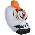 thumbnail image 3 of Halloween Inflatable Skull with Orange Spider, 3 of 4