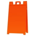 thumbnail image 5 of Plasticade 130-O Signicade A Frame Plain Portable Folding Sidewalk Sign, Orange, 5 of 7