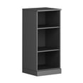 thumbnail image 5 of Palace Imports 100% Solid Wood 3-Shelf Bookcase with Adjustable Shelves, Gray, 5 of 6