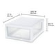 thumbnail image 2 of Cajón apilable Sterilite, 16 cuartos de galón, transparente (paquete de 1), 2 of 7