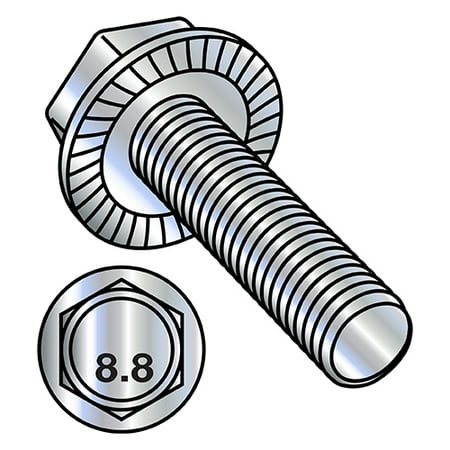 

M5-0.8X10 Metric Din 6921 Class 8.8 Indent Hex Flanged Washer Serrated Screw Full Thread Zinc (Pack Qty 5 500) BC-M510MWW8