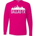 thumbnail image 3 of Inktastic Dallas Texas Skyline Tx Cities Long Sleeve T-Shirt, 3 of 5