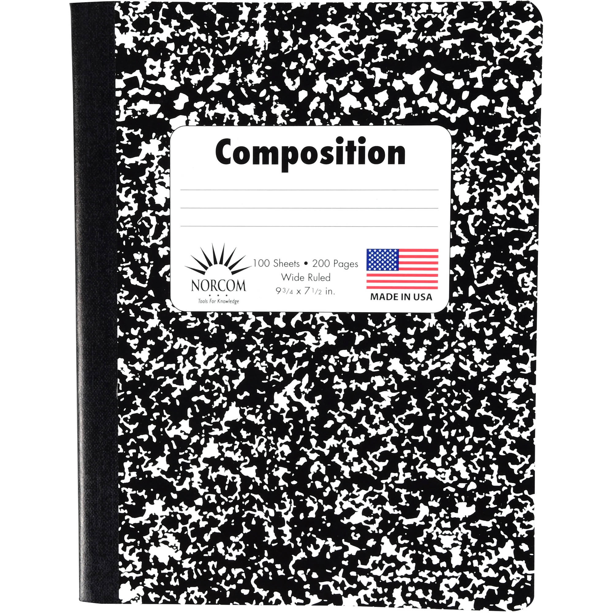 Composition Notebook Wide Ruled 100 Sheets 200 Pages School Planner 5 Notebooks
