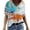 Gray, variant on Cilsoka Womens Boho Tops Trendy Floral T-Shirt for Women Summer Colorful Short Sleeve Tunic Tops V Neck Graphic Tees Shirt Casual Comfy Blouses Tops