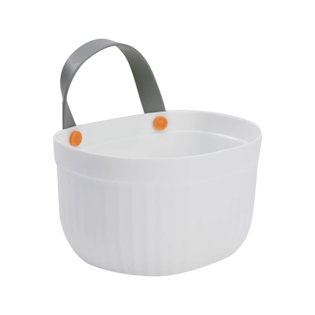 Xihbxyly Artículo en liquidación Cesta colgante pequeña para cocina, con jengibre y ajo, cesta colgante para baño, cesta colgante de plástico para mesita de noche