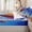 Blue Orange Pink, variant on Erosebridal Minimal Sketch Space Craft Zipper Twin Comforter Sets with Fitted Sheet and 2 Pillowcases,Dot Star Cosmic Backdrop Zipper Bedding Set,White Blue Orange,4-Piece,Reversible
