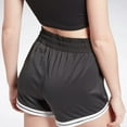 thumbnail image 5 of Reebok Womens Ready Athletic Workout Shorts, Black, LARGE, 5 of 6