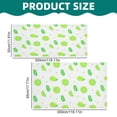 thumbnail image 3 of ZOURIH Refrigerator Liner Shelf Liner Waterproof Drawer Pad for Kitchen Cabinets Washable Refrigerator Mats Adhesive Non-Slip Drawer Cover Sheet for Fridge Dresser (Green Lemon,11.8*118inch),1, 3 of 8