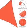 thumbnail image 4 of Yescom 1 Pack 20 Ft 97% UV Block Triangle Sun Shade Sail Canopy Outdoor Patio Lawn, 4 of 9