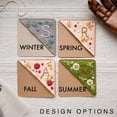thumbnail image 2 of HAHDAXIA Personalized Hand Embroidered Corner Bookmark, 26 Letters Cute Flower Embroidered Corner Bookmark Embroidery Book Marker Clip for Book Lovers Bookmarks for Reading Lovers Meaningful, 2 of 7