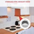thumbnail image 5 of FONDOTIN 1Set Range Hood Exhaust Cover for Kitchen Vent Hoods with Metal Finish, 5 of 5