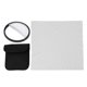 thumbnail image 1 of 77mm Half Filter Optical Glass Aluminum Alloy Half Distortion Special Effect Camera Lens Filter for Portrait Landscape Photography, 1 of 4