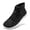 Black White, variant on HOBIBEAR Barefoot Shoes for Women Men | Wide Toe Box | High Top Canvas | Comfortable Trail Running Sneaker