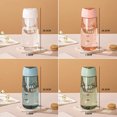 thumbnail image 6 of D-GROEE 600ml Water Bottle with Tea Seperation, Drinking Water Bottles with Carrying Strap, Leakproof BPA & Toxic Free, Can Store Pills Water Drinking Bottle Water Drinking Accessory, 6 of 8
