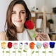 thumbnail image 1 of Ramo de rosas simuladas de ganchillo de lana - Flor eterna tejida a mano para bodas y decoración del hogar - Regalo de San Valentín, 1 of 2