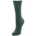 thumbnail image 2 of Legmogue Women's Spacedye Multicolor Cozy Crew Sock - Womens - Female, One Size, Rust, 2 of 3